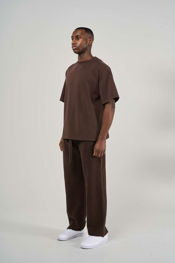 300GSM Organic Cotton T-Shirt - Dark Brown