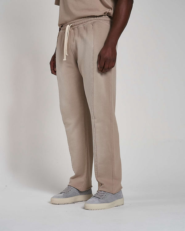 450GSM Organic Cotton Bottoms - Mocha (Faded)