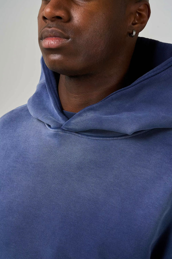 600GSM / 450GSM Organic Cotton Tracksuit - Blue Faded