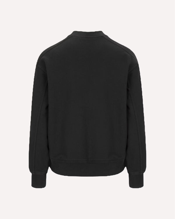 550GSM Organic Cotton Sweatshirt Black